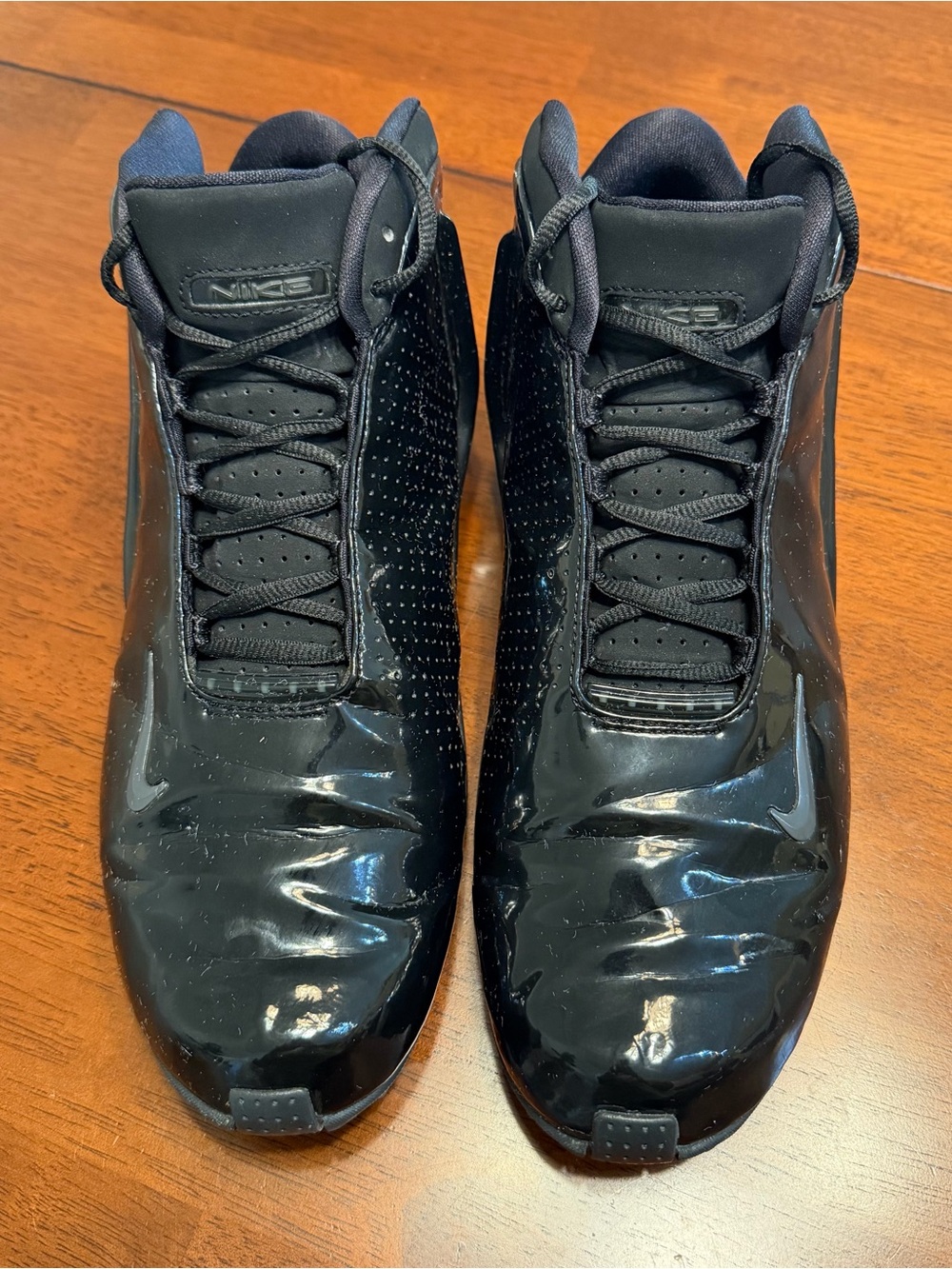 2013 Nike Zoom Hyperflight Shoes Triple Black Mens 9.5 599503-020 Basketball